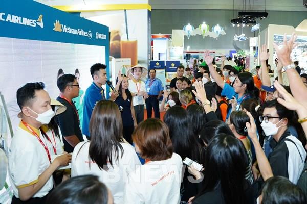 Vietnam Airlines đồng hành cùng Hội chợ Du lịch Quốc tế Tp, Hồ Chí Minh 2024