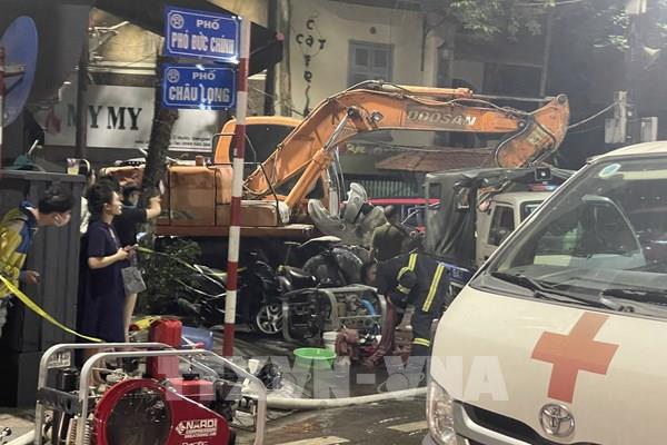 Hà Nội thông tin chính thức về vụ cháy tại phố Phó Đức Chính