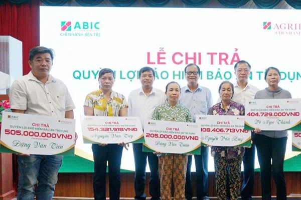 Bảo hiểm Agribank chi trả quyền lợi bảo hiểm Bảo an tín dụng  