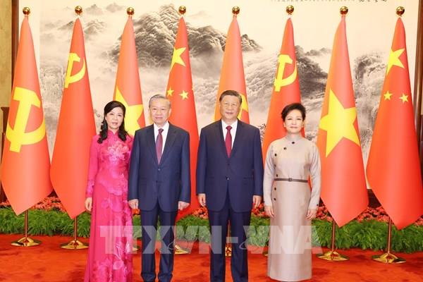 Tổng Bí thư, Chủ tịch Trung Quốc Tập Cận Bình chủ trì Lễ đón chính thức Tổng Bí thư, Chủ tịch nước Tô Lâm