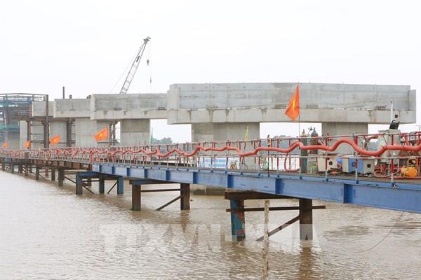Cầu Đại Ngãi 2 vượt tiến độ, sẽ hoàn thành trong năm 2025