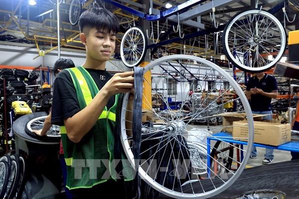 Cận cảnh nhà máy lắp ráp xe đạp Thống Nhất