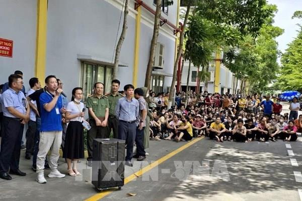 Hơn 1.000 công nhân Công ty TNHH Giày Alena Việt Nam đã trở lại làm việc