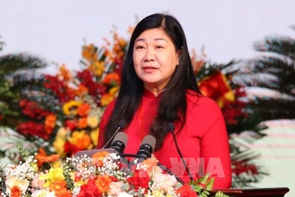 Bà Nguyễn Lan Hương tái cử chức Chủ tịch Ủy ban MTTQ Việt Nam thành phố Hà Nội