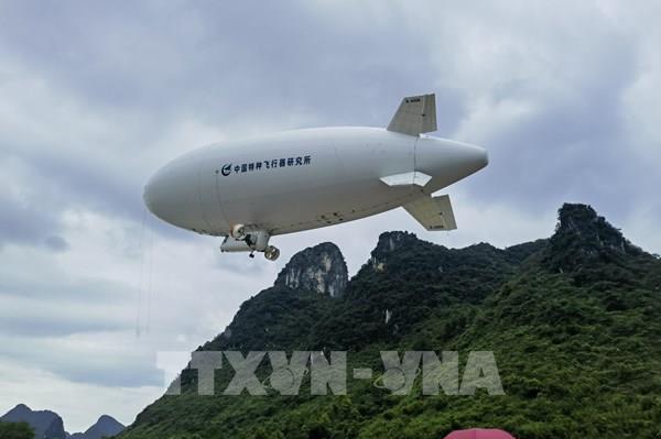 Trung Quốc thử nghiệm khí cầu dân dụng có người lái được chế tạo trong nước