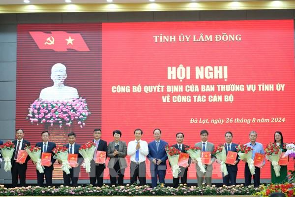 Lâm Đồng: Luân chuyển, điều động hàng loạt cán bộ chủ chốt