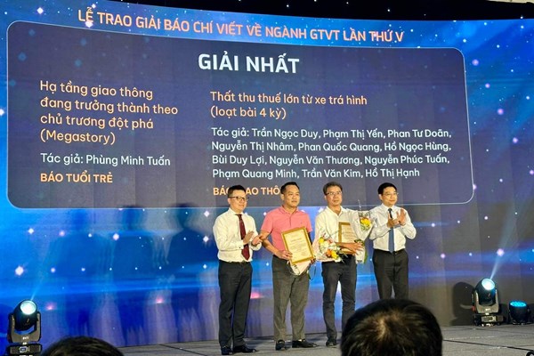 Phát động Giải Báo chí 80 năm ngành giao thông vận tải, với giá trị giải thưởng tới 1,1 tỷ đồng