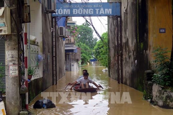 Nước lũ dâng cao, Thái Nguyên di dời khẩn cấp hàng trăm hộ dân trong đêm