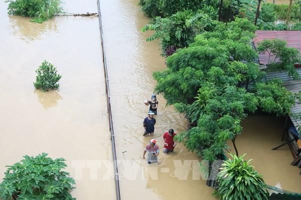Hơn 3.500 hộ dân tại Yên Bái phải di dời do nước sông Hồng dâng cao