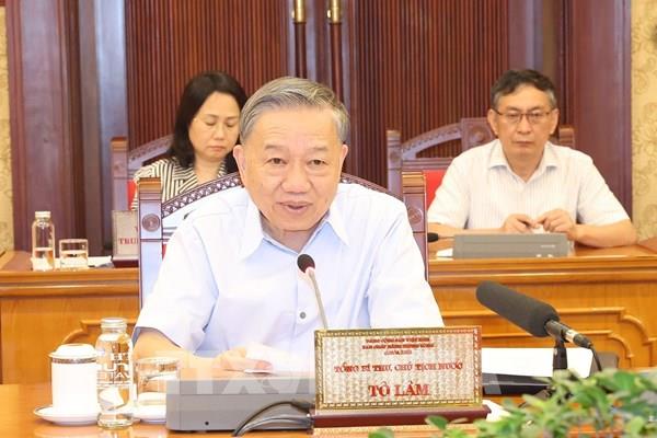 Tổng Bí thư, Chủ tịch nước Tô Lâm chủ trì họp Bộ Chính trị chỉ đạo việc khắc phục hậu quả bão số 3