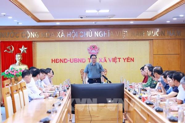 Thủ tướng Phạm Minh Chính chủ trì họp trực tuyến chỉ đạo ứng phó mưa lũ