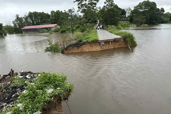 Hà Nội: Thông tin vỡ đê ở Sóc Sơn là không chuẩn xác