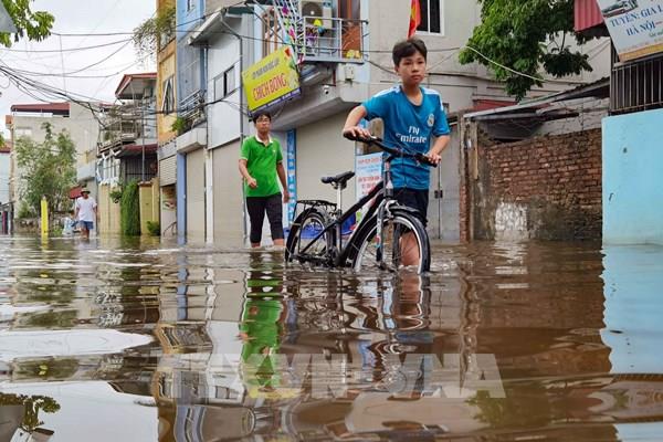 Mưa lớn, nhiều trường học ở Hà Nội và một số tỉnh tạm dừng học trực tiếp
