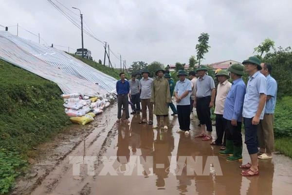 Hà Nội rạn nứt, sụt lún một số vị trí trên tuyến đê hữu Đà, hữu Hồng