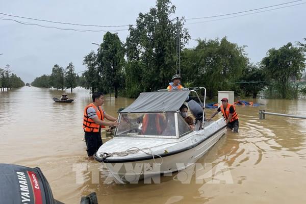 Lũ trên sông Cầu, sông Thương, sông Thái Bình, sông Hồng đang lên