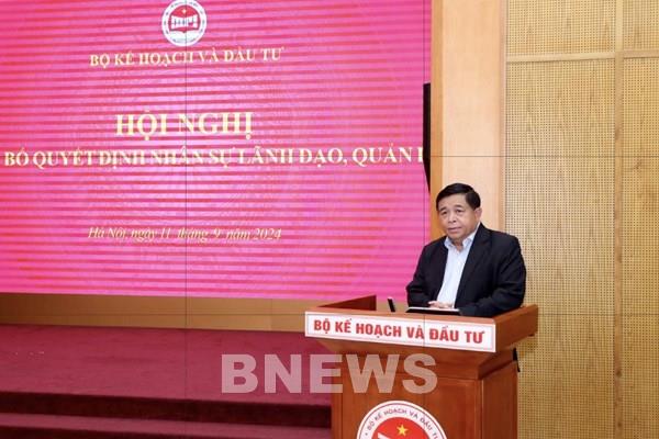 Bộ Kế hoạch và Đầu tư điều động, bổ nhiệm 14 lãnh đạo quản lý