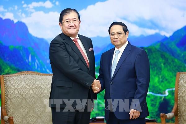Thủ tướng Phạm Minh Chính tiếp Chủ tịch Tập đoàn thương mại và đầu tư hàng đầu Nhật Bản