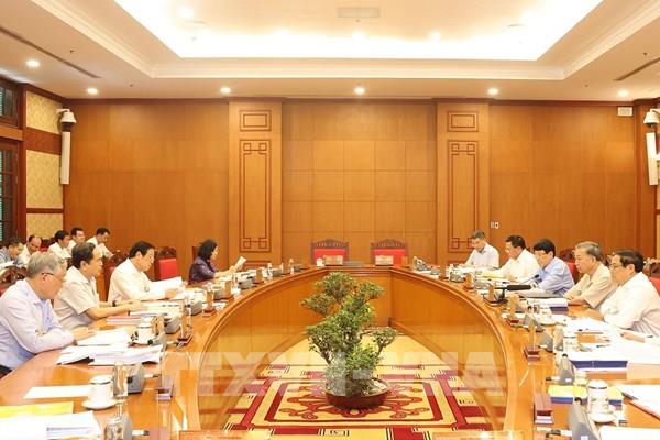 Bộ Chính trị cho ý kiến về Nghị quyết phát triển thành phố Hải Phòng và Đề án thành lập thành phố Huế