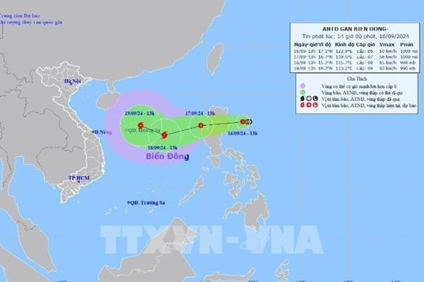 Áp thấp nhiệt đới đi vào Biển Đông và mạnh lên thành bão khá giống với siêu bão YAGI