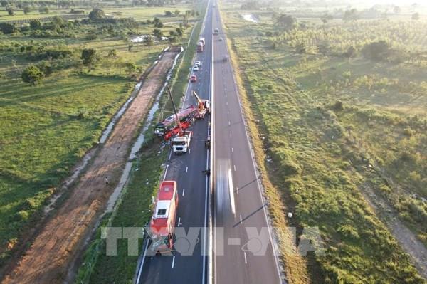 Tai nạn giao thông nghiêm trọng trên cao tốc Vĩnh Hảo - Phan Thiết