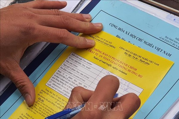 Cảnh giác chiêu trò mạo danh Cảnh sát giao thông gửi thông báo phạt nguội