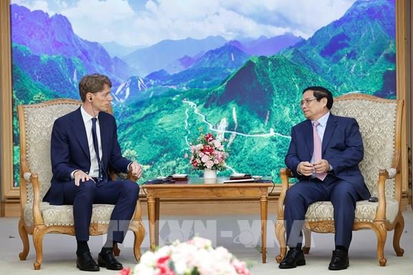 Thủ tướng Phạm Minh Chính tiếp Chủ tịch Tập đoàn A.P.Moller Holding, Đan Mạch