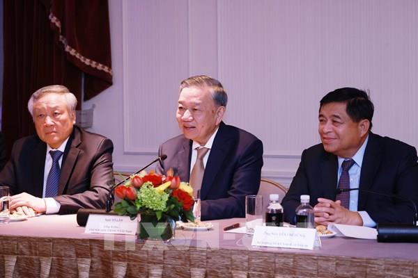Tổng Bí thư, Chủ tịch nước Tô Lâm gặp mặt Mạng lưới Đổi mới sáng tạo Việt Nam tại Hoa Kỳ