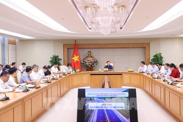 Điều chỉnh chủ trương đầu tư cao tốc Tuyên Quang - Hà Giang (giai đoạn 1)