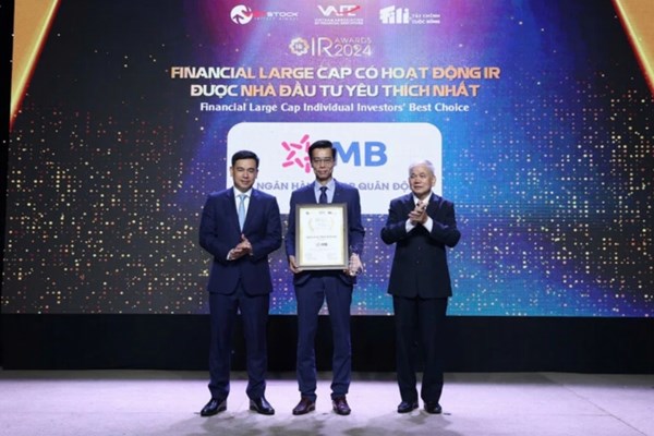 3 ngân hàng niêm yết nhận giải thưởng được nhà đầu tư yêu thích nhất năm 2024