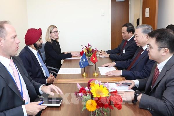 Tổng Bí thư, Chủ tịch nước Tô Lâm tiếp Chủ tịch Ngân hàng Thế giới