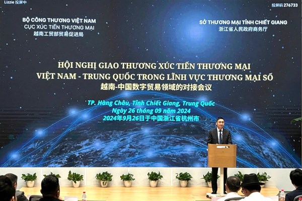 Xúc tiến thương mại Việt Nam- Trung Quốc trong lĩnh vực thương mại số