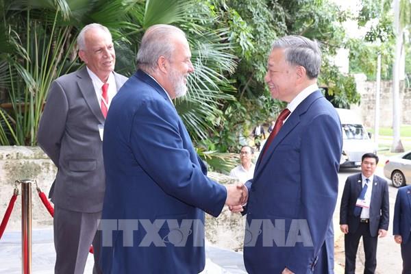 Tổng Bí thư, Chủ tịch nước Tô Lâm hội kiến Thủ tướng Chính phủ Cuba Manuel Marrero Cruz