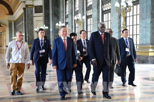 Tổng Bí thư, Chủ tịch nước Tô Lâm hội kiến Chủ tịch Quốc hội Chính quyền Nhân dân Cuba Esteban Lazo Hérnandez