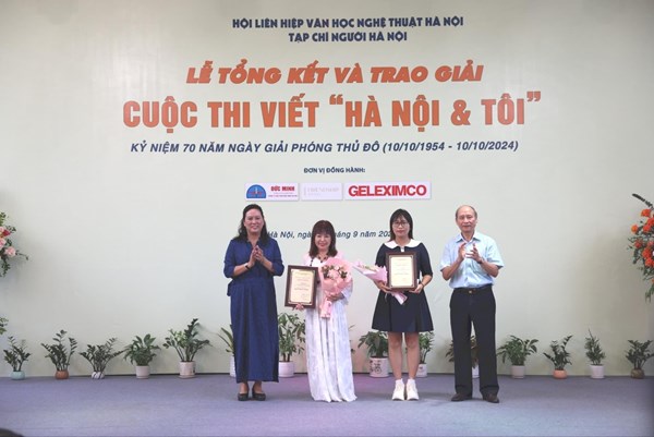 Trao giải cuộc thi viết “Hà Nội & Tôi