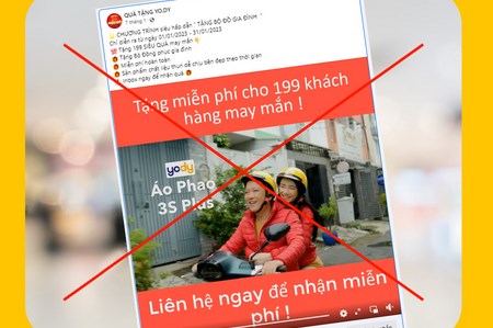 Cảnh báo lừa đảo thông qua tặng quà tri ân khách hàng dịp 20/10