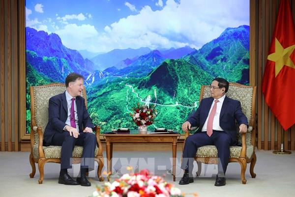 Thủ tướng Phạm Minh Chính tiếp Chủ tịch phụ trách đối ngoại Tập đoàn công nghệ Meta, Hoa Kỳ