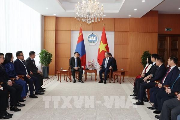 Tổng Bí thư, Chủ tịch nước Tô Lâm hội kiến với Chủ tịch Quốc hội Mông Cổ
