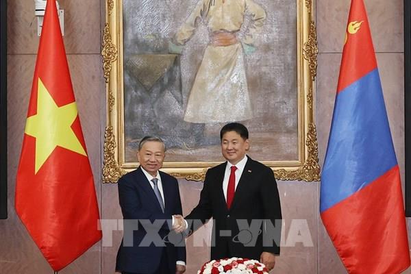 Tổng Bí thư, Chủ tịch nước Tô Lâm hội đàm với Tổng thống Mông Cổ Ukhnaagiin Khurelsukh