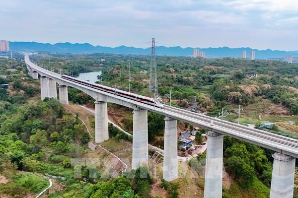 Đầu tư vào đường sắt của Trung Quốc tăng mạnh