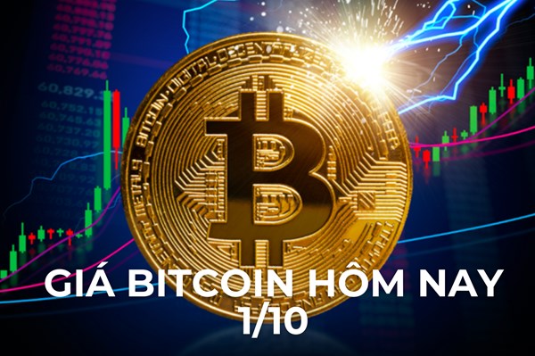 Giá Bitcoin hôm nay 1/10: Giảm về mốc 63.000 USD/BTC