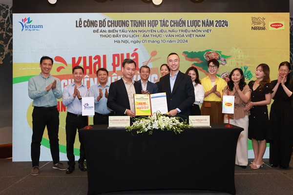 Nestlé Việt Nam công bố chương trình hợp tác về ẩm thực Việt.