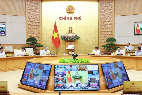 Thủ tướng chủ trì Phiên họp Chính phủ thường kỳ tháng 9 trực tuyến với 63 địa phương