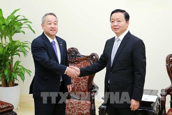 Phó Thủ tướng Trần Hồng Hà tiếp Chủ tịch kiêm Tổng Giám đốc Tập đoàn Sumitomo, Nhật Bản