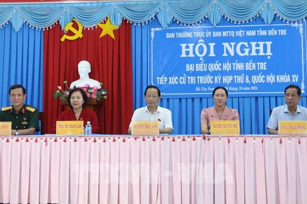 Cử tri Bến Tre kiến nghị loạt vấn đề dân sinh quan trọng