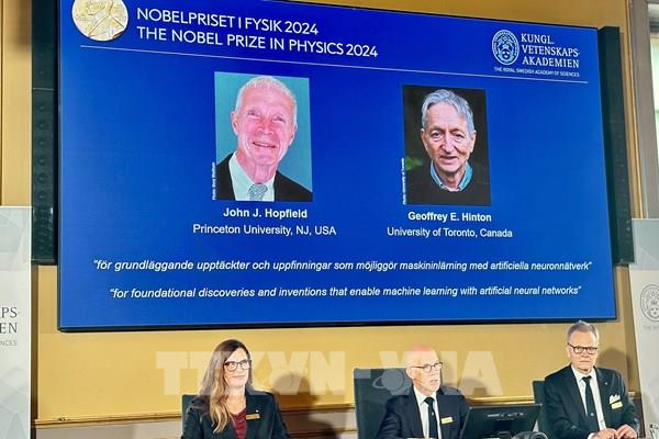 Nobel Vật lý 2024 vinh danh nền tảng cho học máy ngày nay