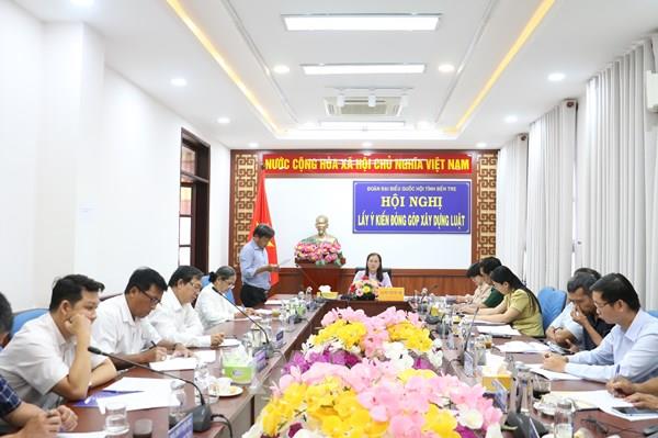 Bến Tre lấy ý kiến góp ý đối với 3 Dự thảo Luật 