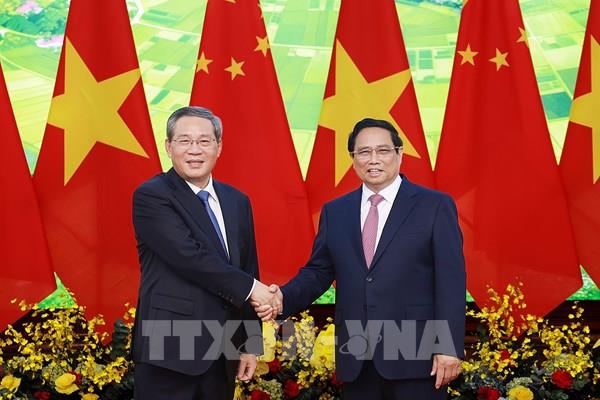 Thủ tướng Phạm Minh Chính hội đàm với Thủ tướng Quốc vụ viện Trung Quốc Lý Cường