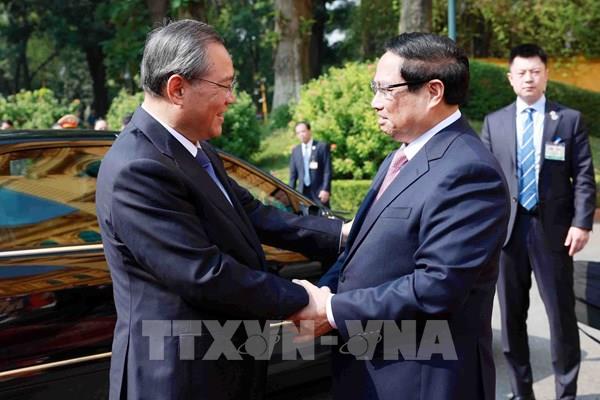Lễ đón Thủ tướng Trung Quốc Lý Cường thăm chính thức Việt Nam