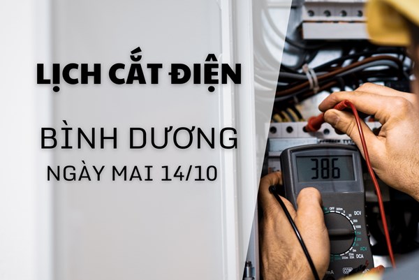 Lịch cắt điện Bình Dương ngày mai 14/10 cập nhật mới nhất