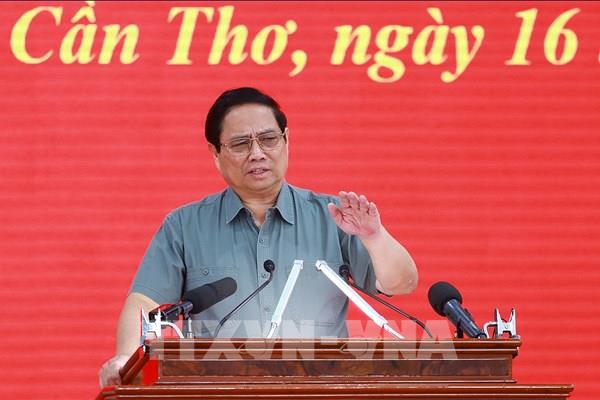 Thủ tướng Phạm Minh Chính chủ trì Hội nghị tháo gỡ khó khăn, thúc đẩy phát triển hạ tầng Đồng bằng sông Cửu Long